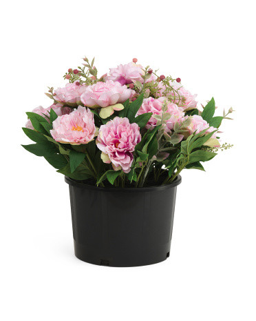 Outdoor Safe Peony Drop In Arrangement | TJ Maxx