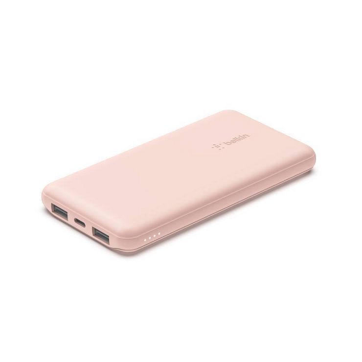 Belkin 10000mAh Power Bank 15W with USB-A and USB-C - Rose Gold | Target