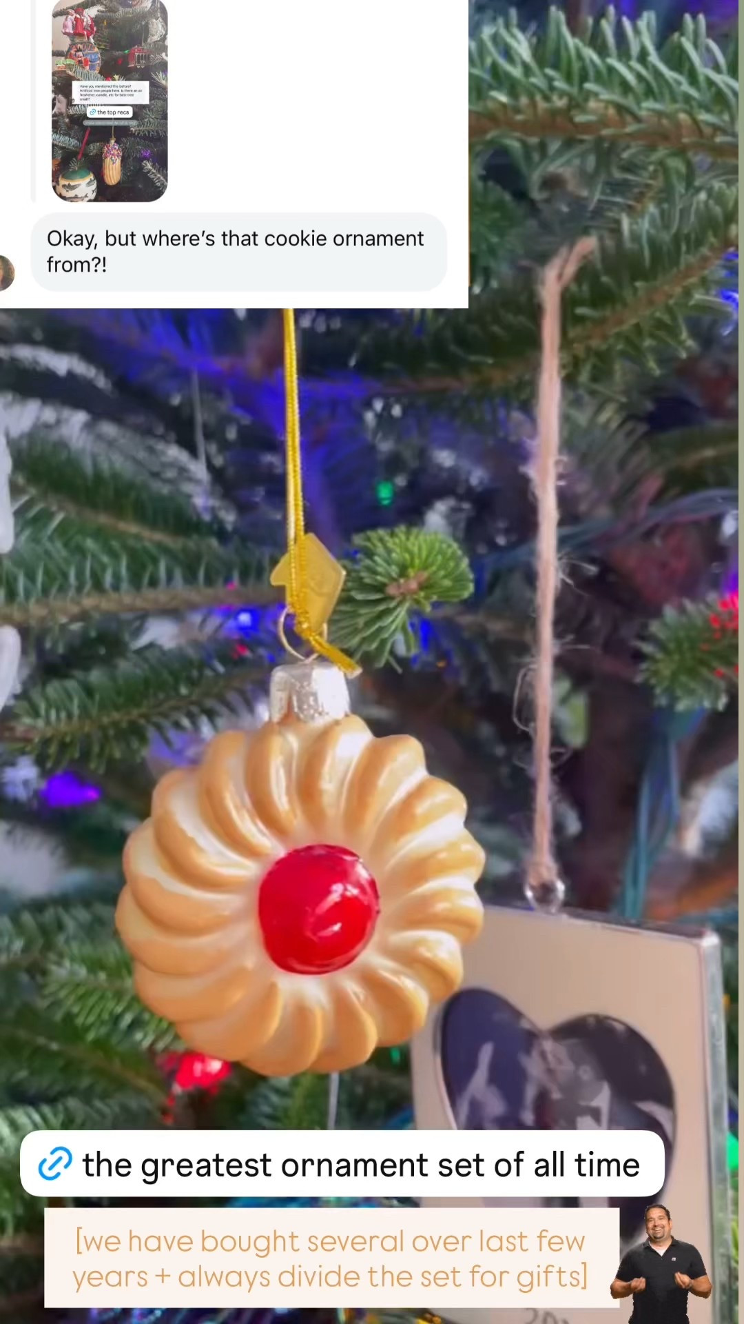 the greatest ornament set of all time - italian christmas cookies are a staple on our table AND now, our trees! this set comes in a 6-pk + can easily be divided into a set of 3 for gifting [aka: one for you, one for me!]🍪🇮🇹🎄👯‍♀️

#LTKHoliday #LTKHome #LTKGiftGuide