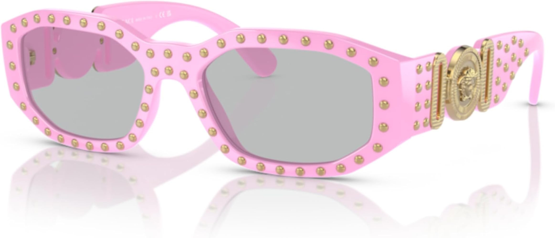 Versace VE4361 Rectangular Sunglasses For Men For Women +BUNDLE with ACCESSORY EYEWEAR KIT | Amazon (US)