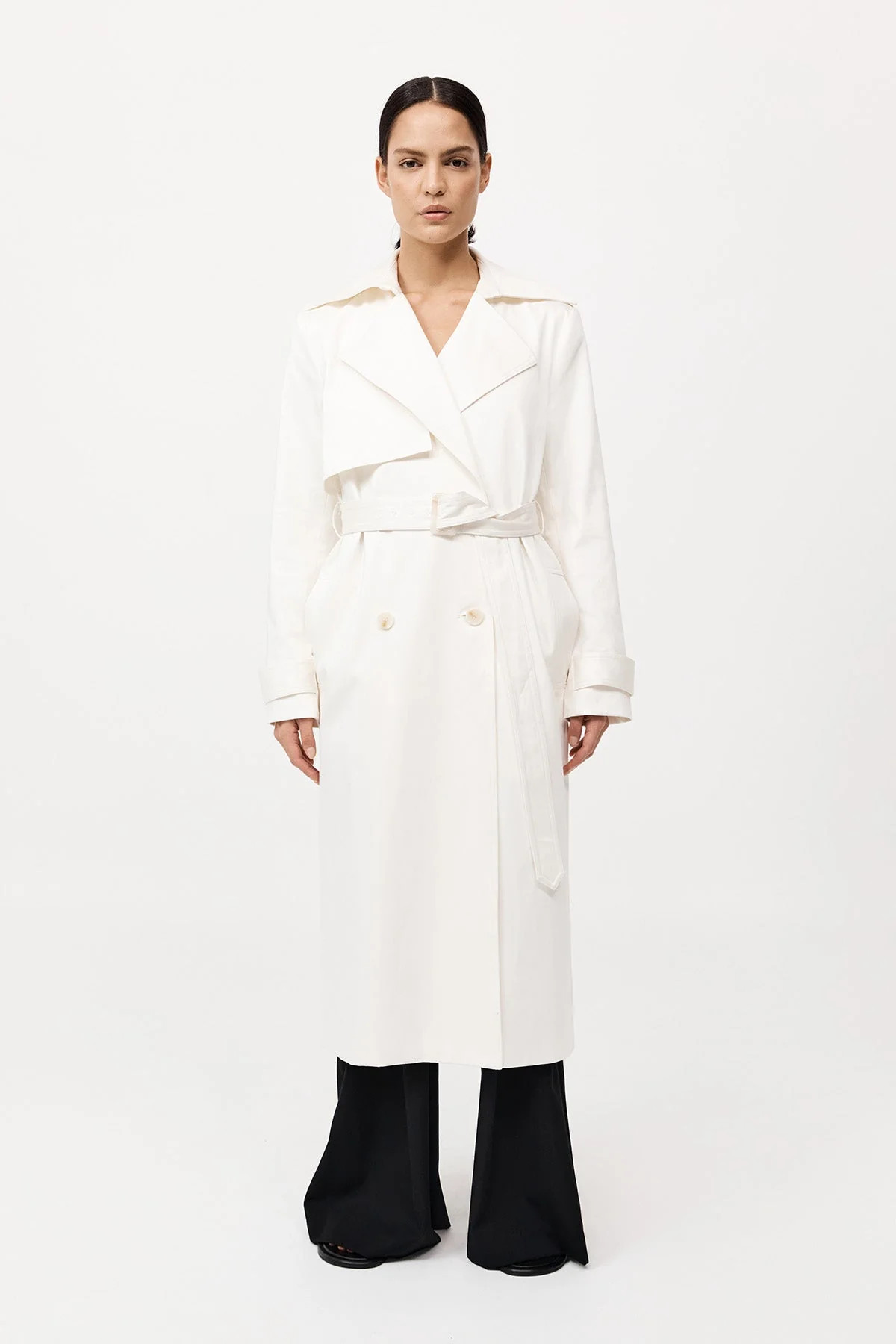 Classic Trench Coat - Off White | St. Agni (US, UK, EU)