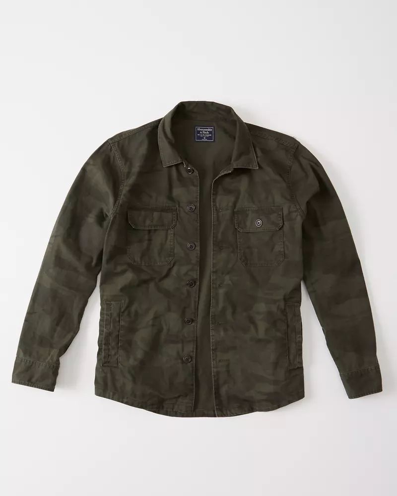 Military Shirt Jacket | Abercrombie & Fitch US & UK