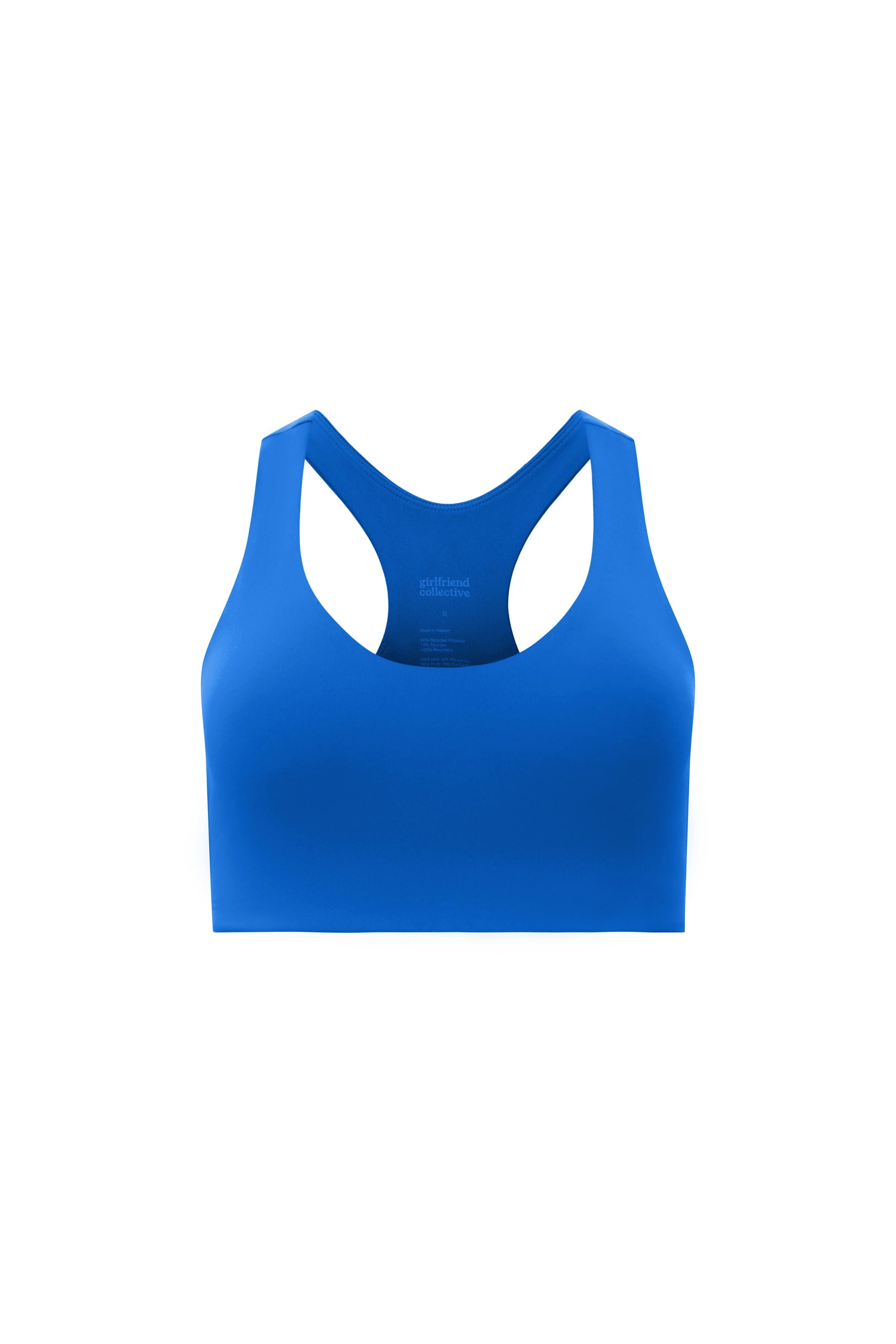 Ultramarine Lola V-Neck Bra | Girlfriend Collective