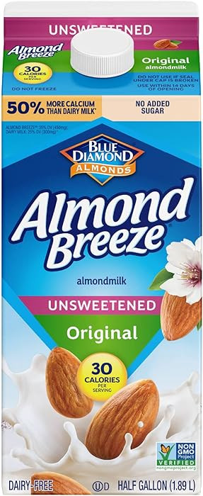 Almond Breeze Blue Diamond, Almond milk, Original, 64 Fl Oz | Amazon (US)