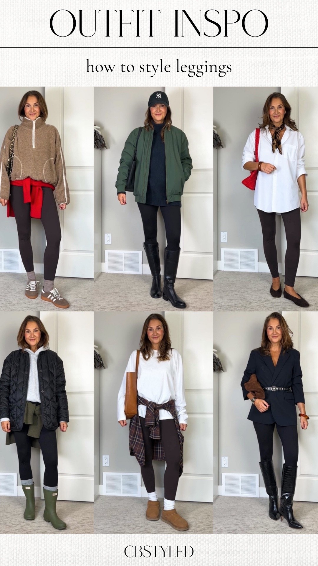 Outfit inspo: how to style leggings for fall!