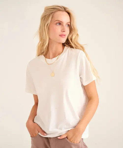 NAADAM The Classic Tee in White at Nordstrom, Size X-Large | Nordstrom