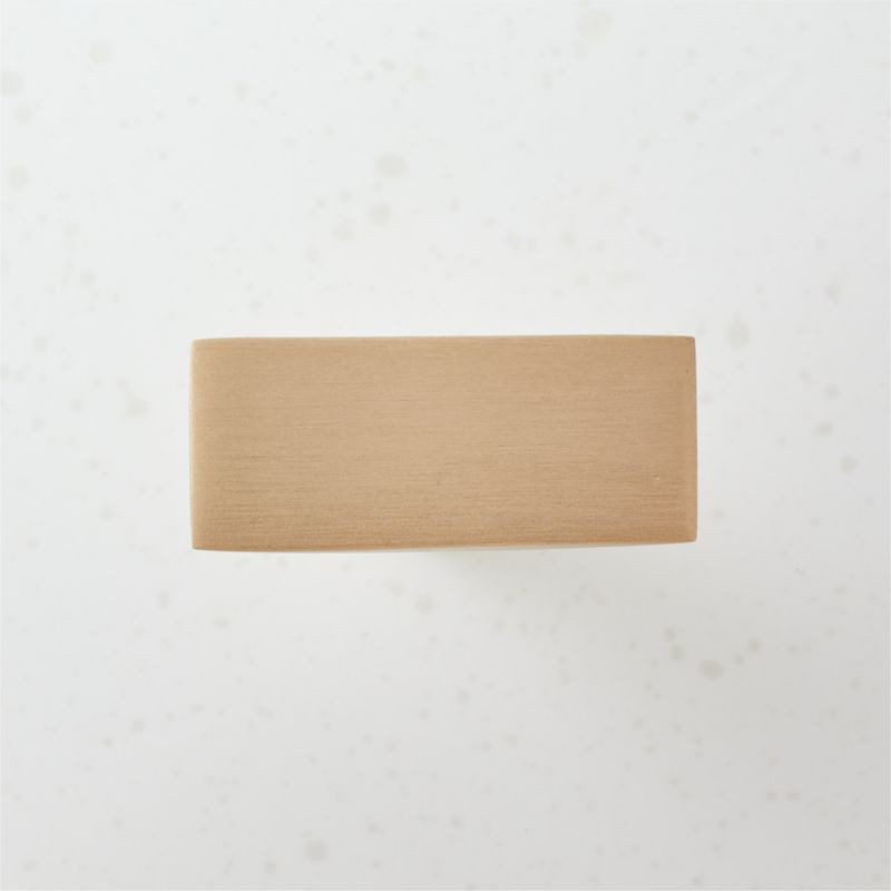Damon Brushed Brass Knob + Reviews | CB2 | CB2