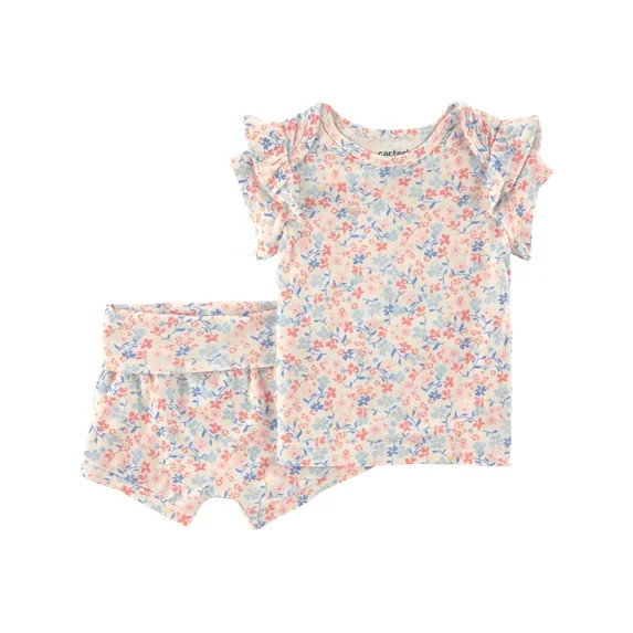 Carter's Child of Mine Baby ComfySoft Outfit Set, 2-Piece, Sizes Preemie-18 Months | Walmart (US)
