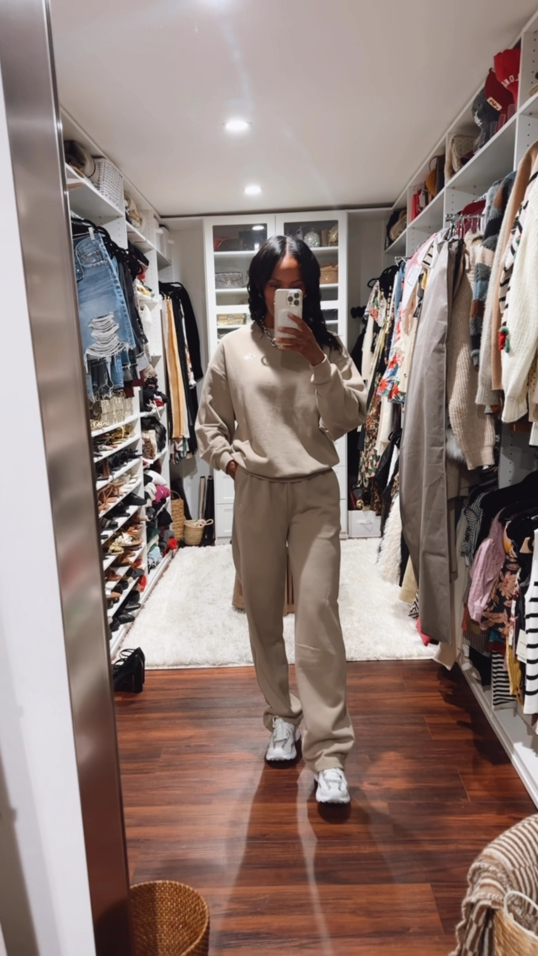 Cozy weather outfit inspo. Matching sets. Crewneck sweatshirt. Straight leg sweatpants🤎✨

#LTKOver40 #LTKStyleTip #LTKTravel