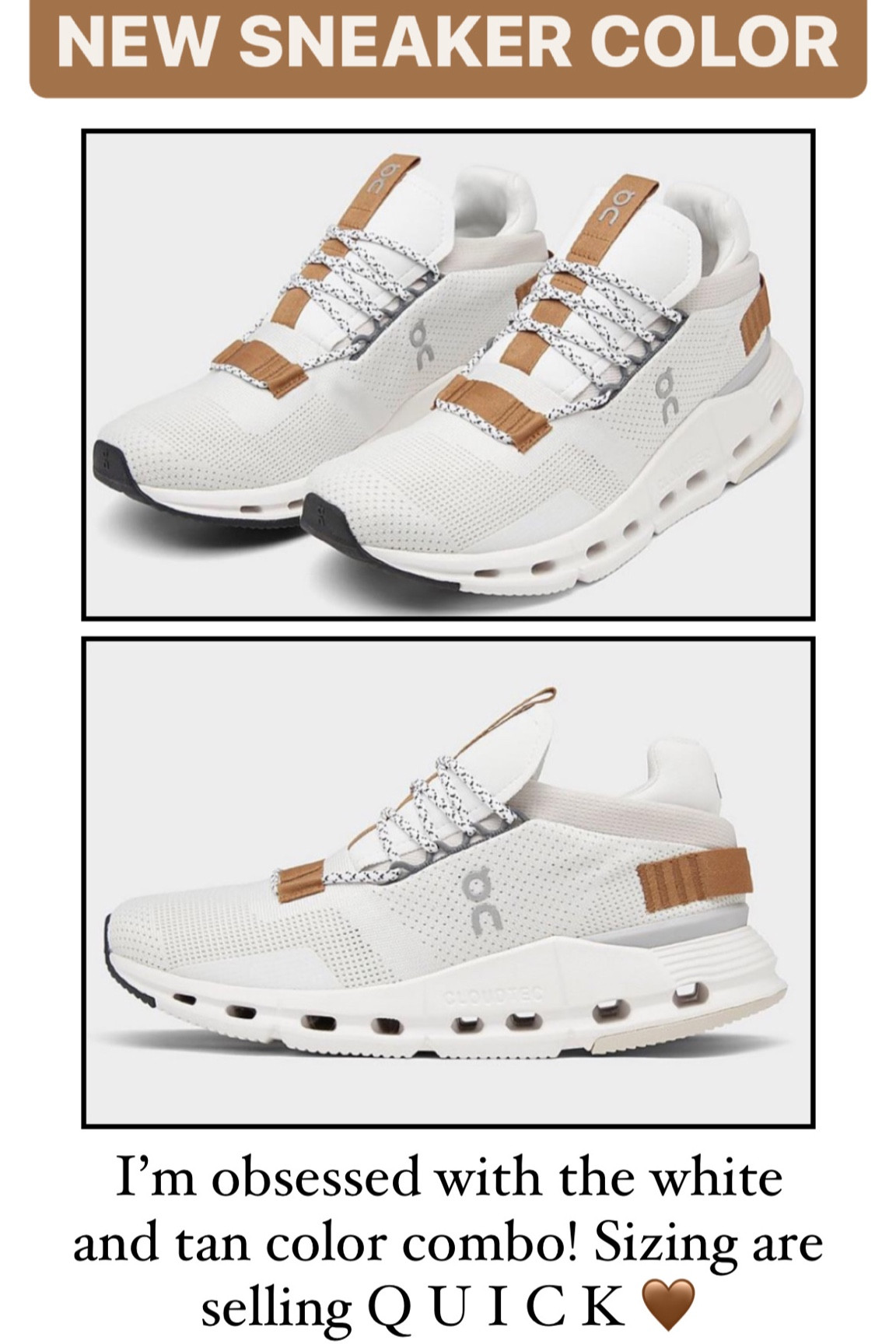 On Cloudnova running shoes / neutral sneakers / white sneakers / summer sneakers 

#LTKshoecrush #LTKstyletip #LTKFind