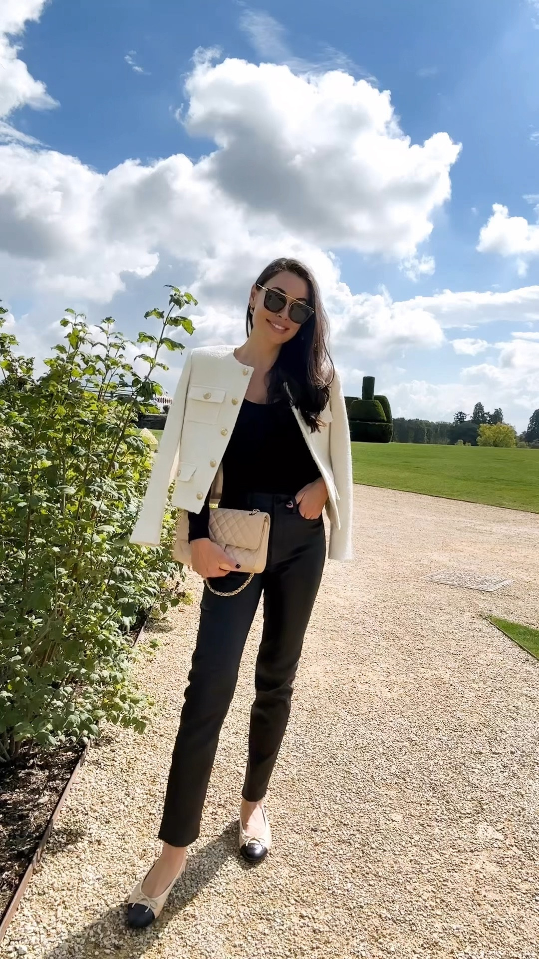 I sized up in this jacket and got a size 4. Workwear, classic outfit, fall outfit. 

#LTKWorkwear #LTKSeasonal #LTKVideo