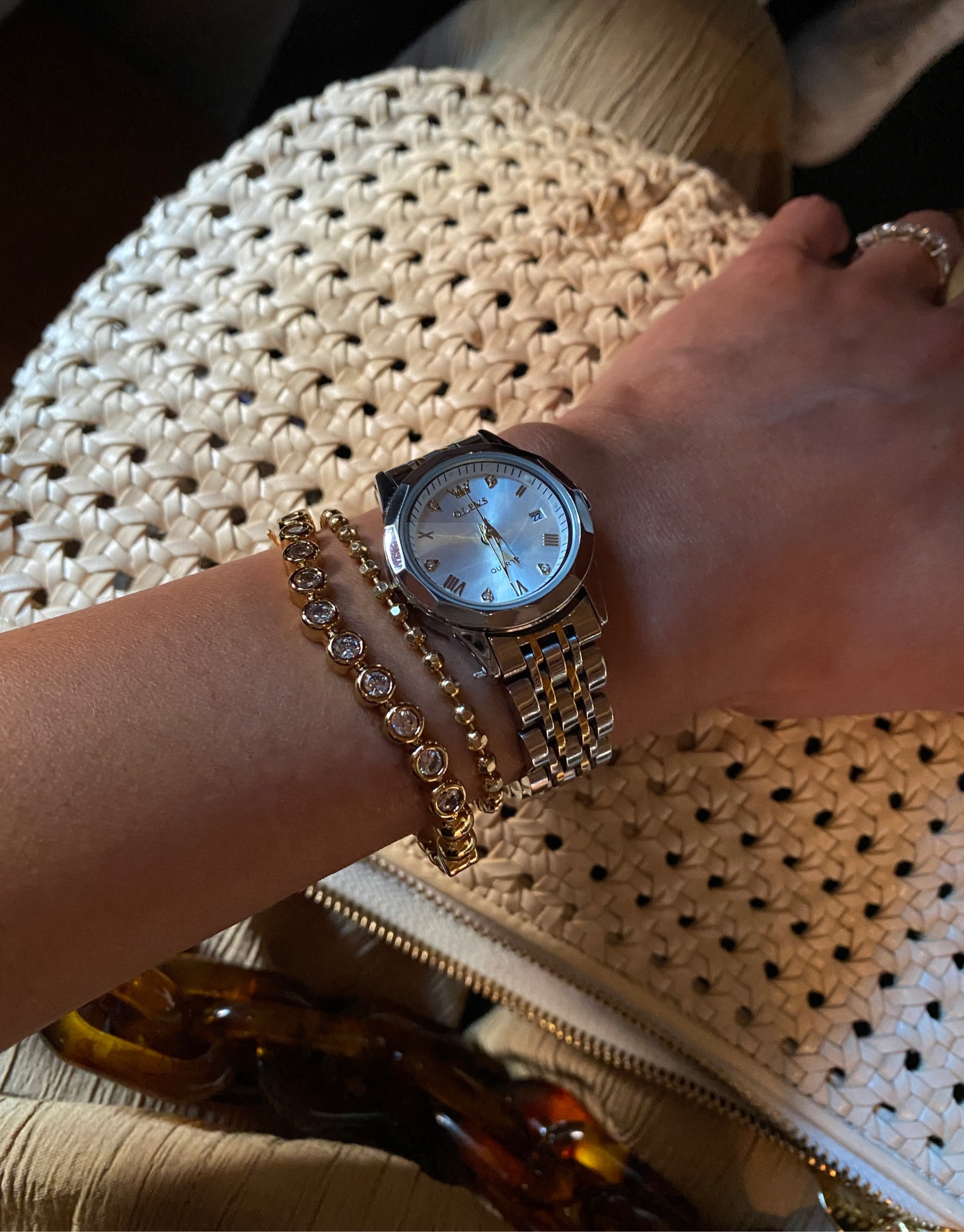 20% off jewelry. Bracelets come in gold and silver. 
Summer bag. 
Date night. 


#LTKunder100 #LTKsalealert #LTKitbag