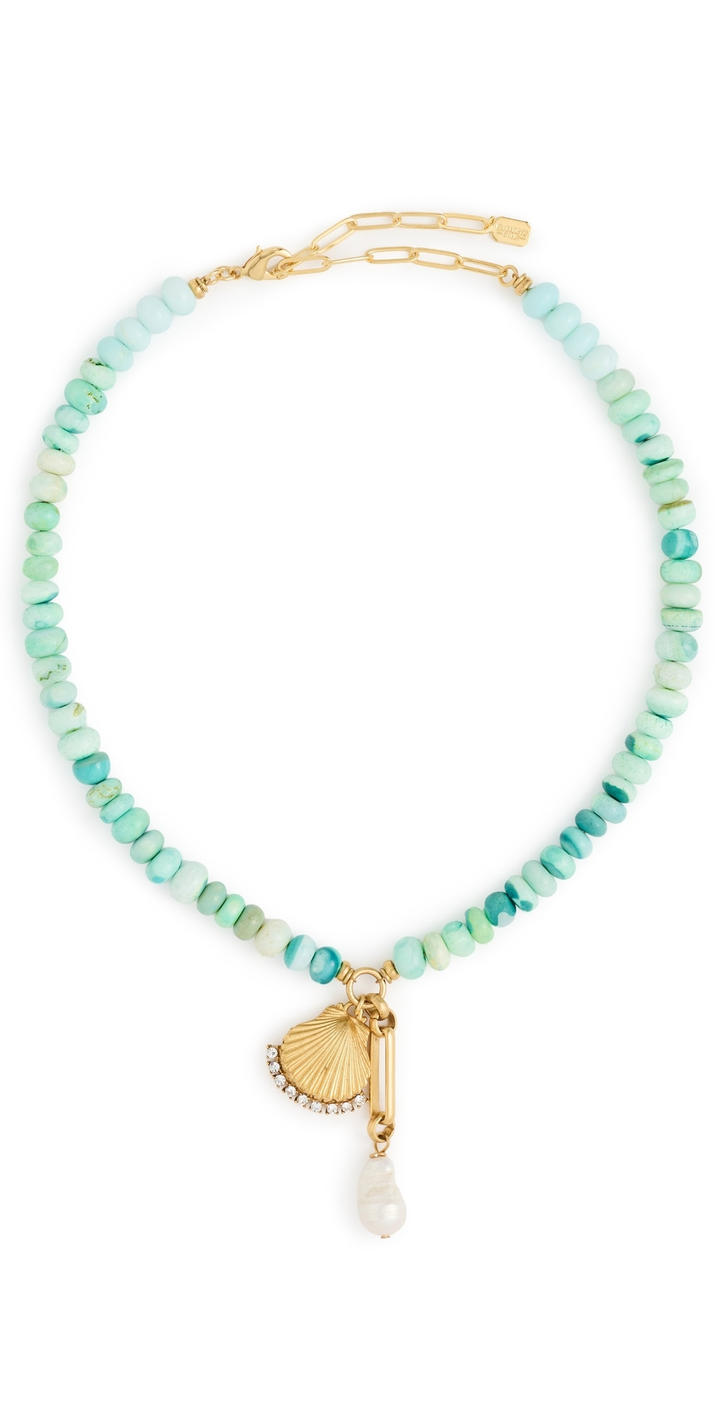 Elizabeth Cole Shellica Necklace Turquoise One Size | Shopbop