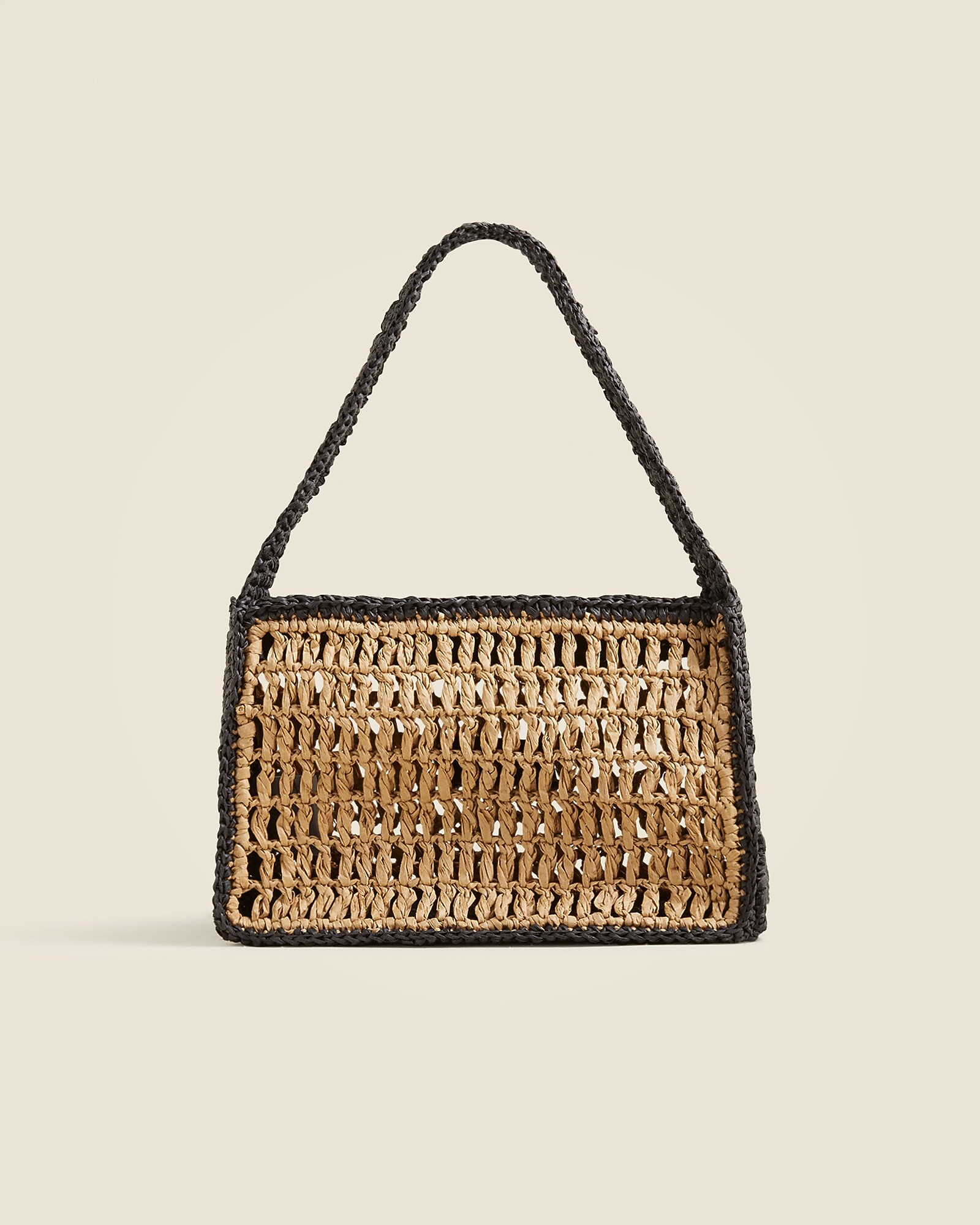 Paros open-weave bag in straw | J. Crew US