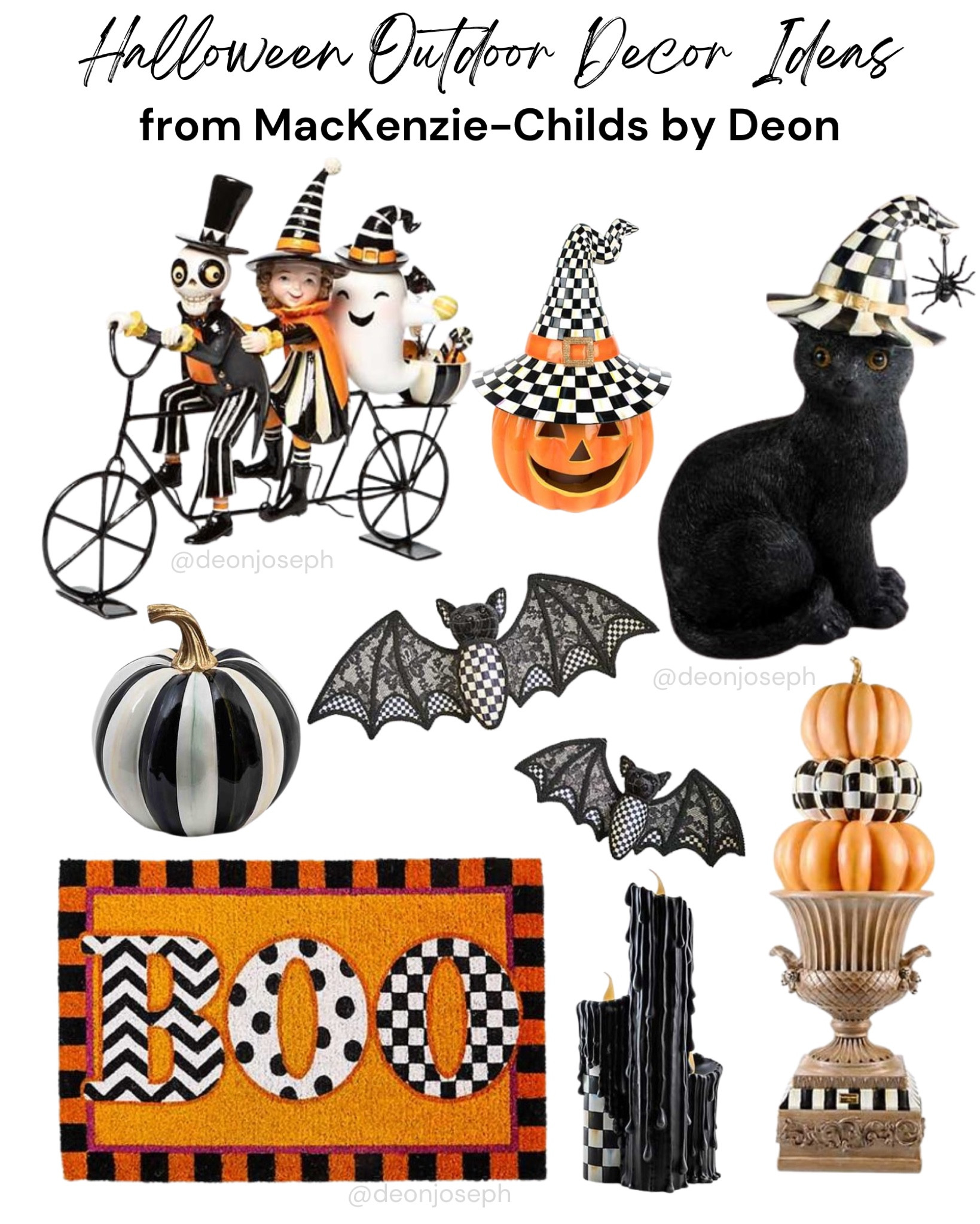 Spooky inside? Make it spooky outside too! MacKenzie-Childs has a wide variety of outdoor decors perfect for the spooky season. 

#LTKSeasonal #LTKHome #LTKHalloween