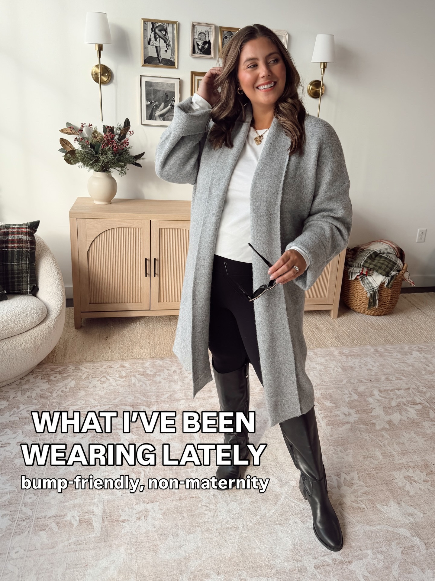 What I’ve actually been wearing lately 🤍💁‍♀️🛍️ all bump-friendly, zero maternity (other than leggings), and worn in real life (errands, mom life, work-from-home, repeat wears included).

#LTKmomlife #LTKSeasonal #LTKBump