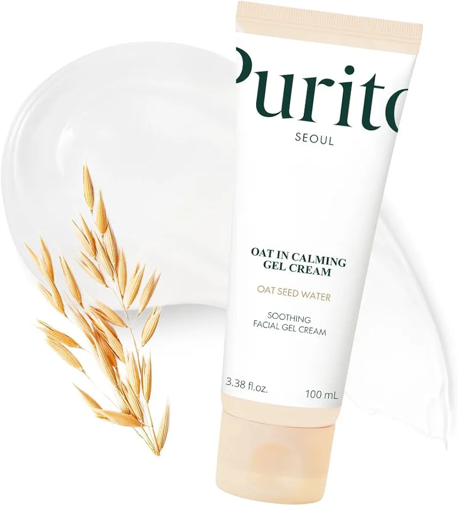 PURITO Oat In Calming Gel Cream, Oat Seed Water for Hydration & Soothing, Lightweight, Non-Sticky... | Amazon (US)