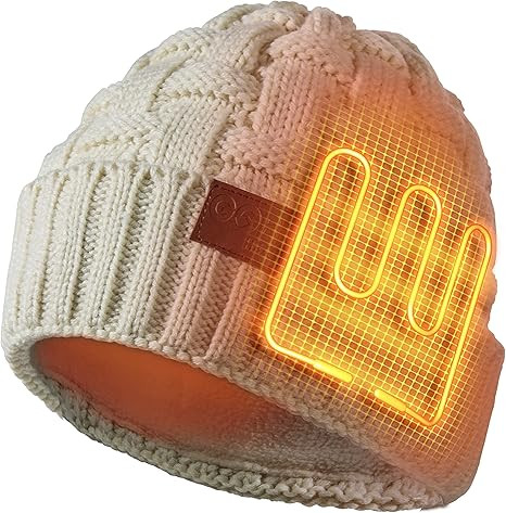 Crest Women's 2 Zone Heated Beanie | 7.5 hours of heat | Heated Hat | Amazon (US)