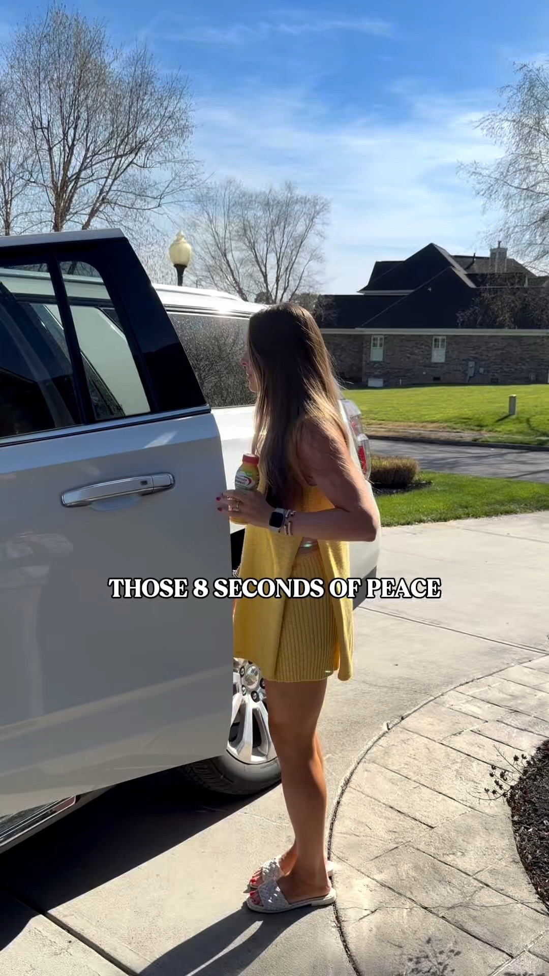 My yellow set is on SALE! 💛 it’s so perfect for transitioning into this warmer weather! I’m in size small  