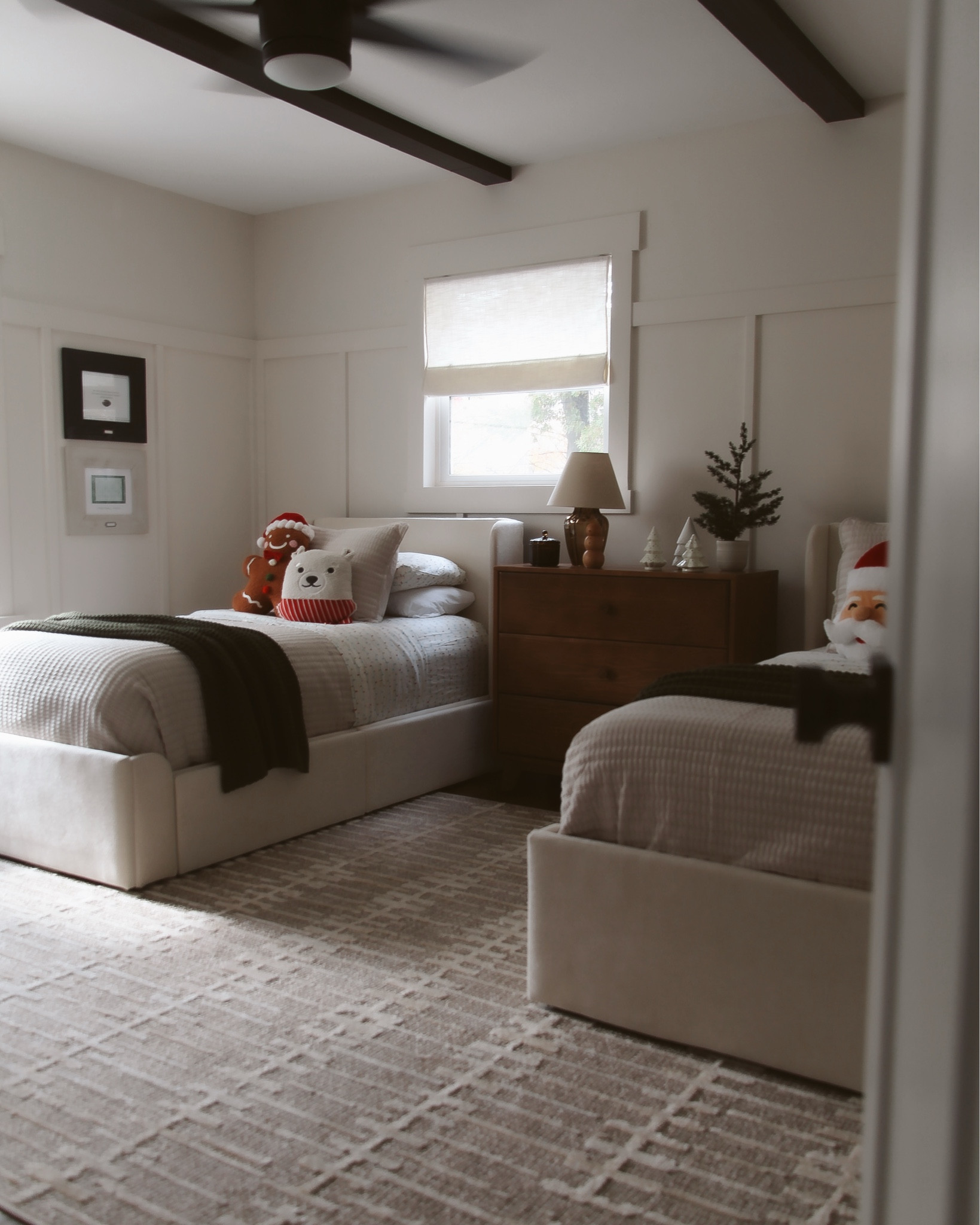 the boys bedroom! these storage beds are so good- perfect for kids to stash their special toys, sport cards, stuffies, or extra clothes 

#LTKKids #LTKHome #LTKHoliday