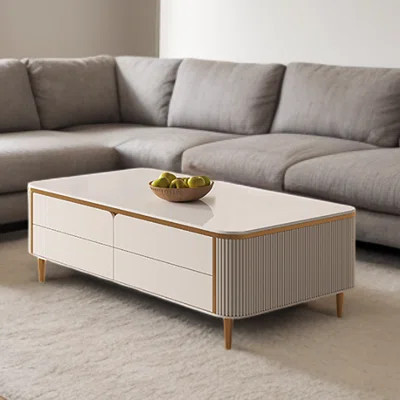 Four Leg Coffee Table with Storage | Wayfair North America