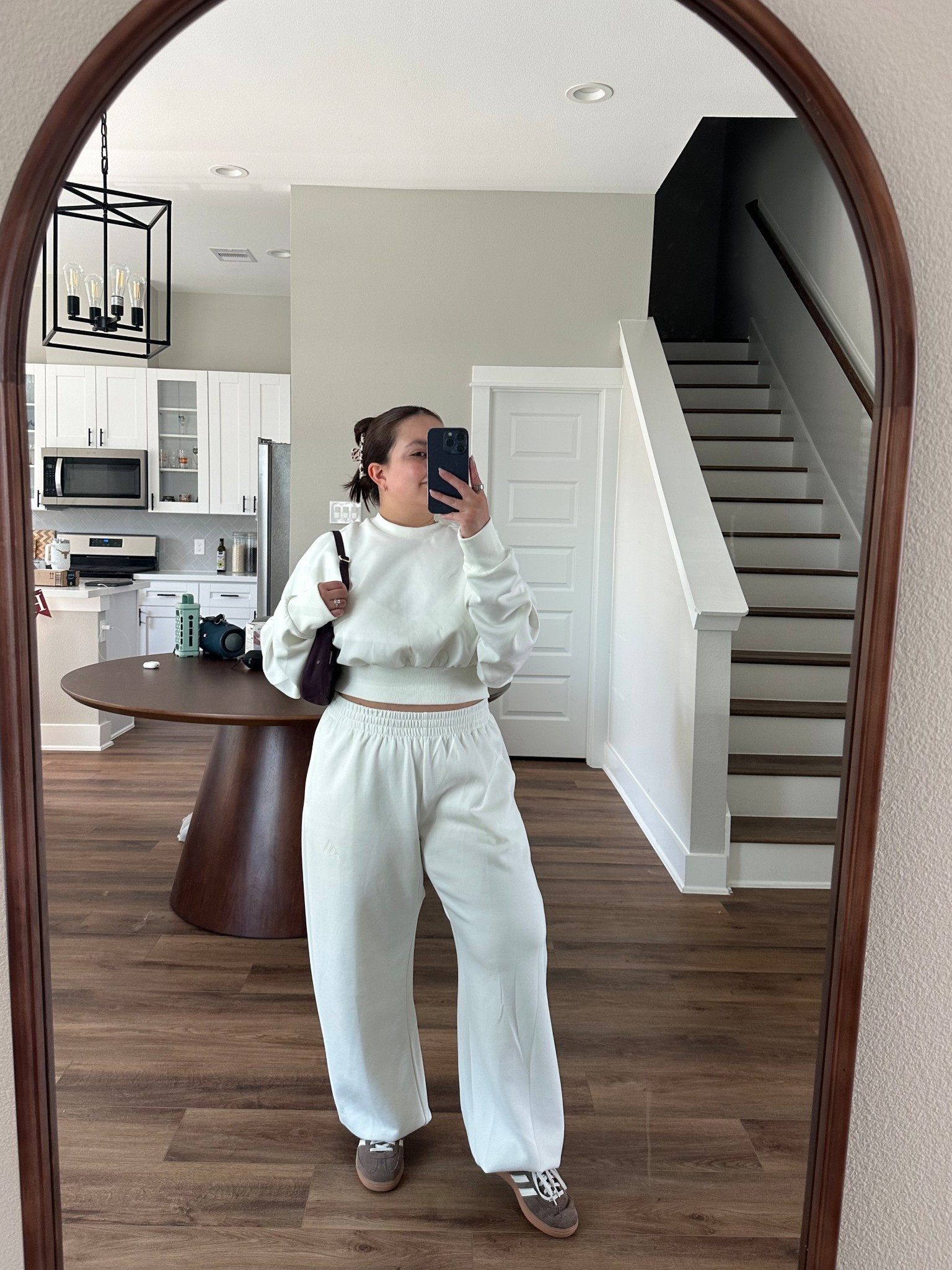 White matching jogger set , Lululemon purse, athleisure , bridal look , sports look 

#LTKfitnessgoals #LTKPetite #LTKSaleAlert