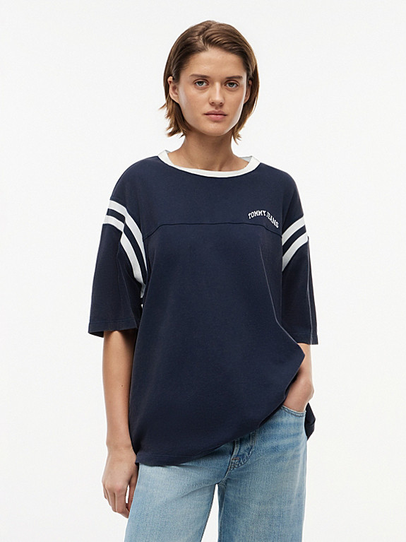 Logo Oversized Crew Neck T-Shirt | Tommy Hilfiger UK