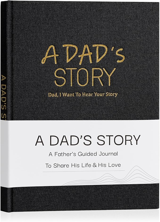 Artmag Dad's Life Story Journal Family Keepsake Book Linen Hardcover for Dad to Share His Memorie... | Amazon (US)