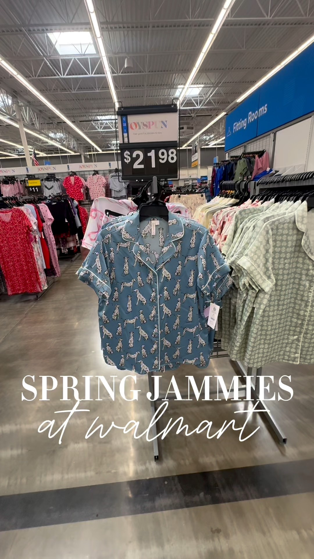 spring Jammie finds at Walmart 💘