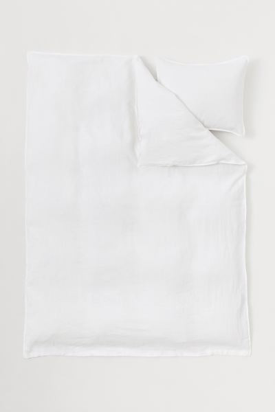 Washed Linen Duvet Cover Set | H&M (US + CA)