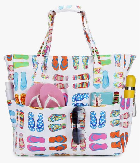 Best inexpensive beach bag. Lots of colors/patterns 

#LTKSwim #LTKSeasonal #LTKSaleAlert