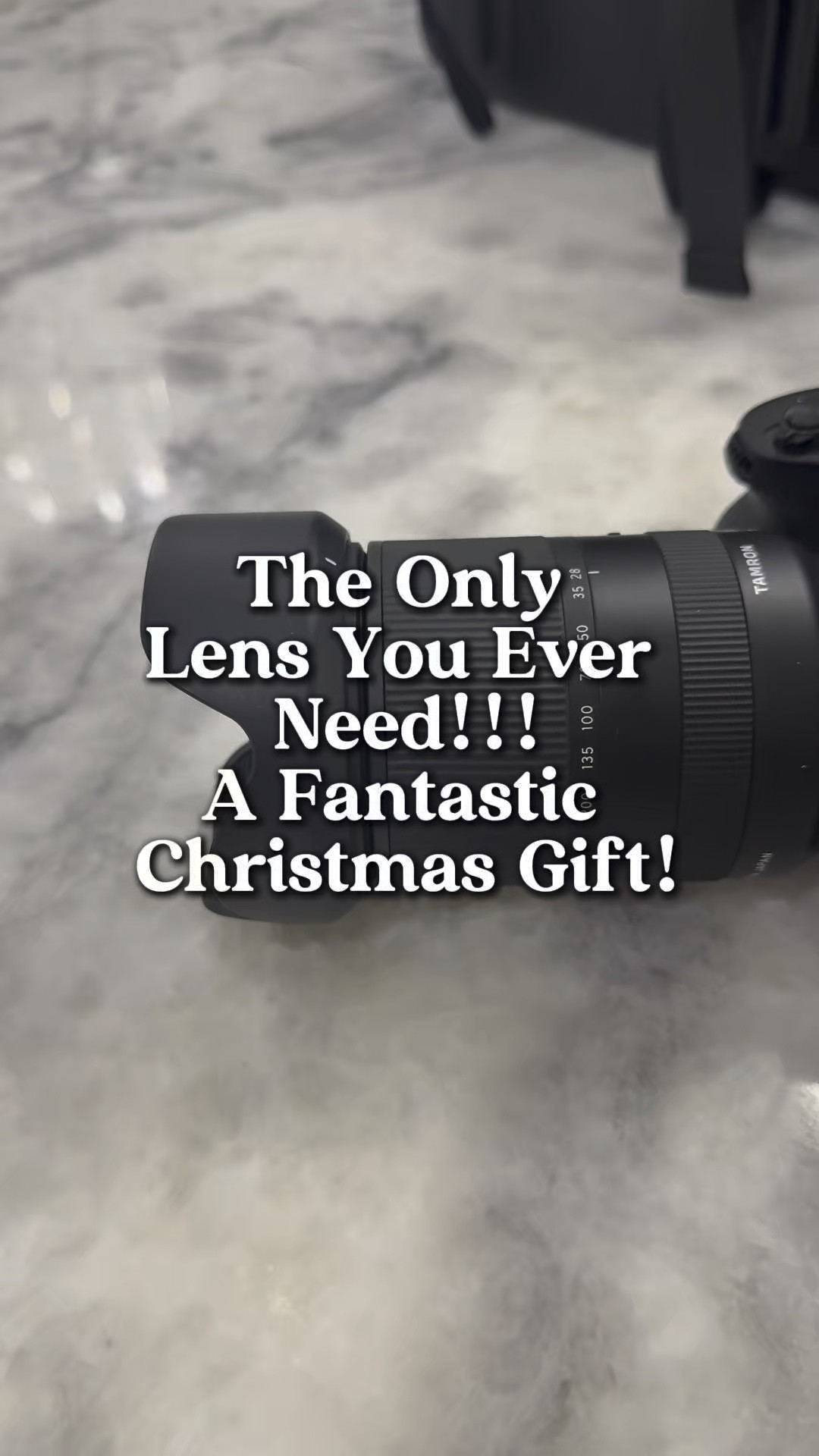The Only Camera Lens You’ll Need!

This Tamron 28-200 telephoto lens is a game changer! I was so tired of changing lenses and always missing the shot. This lens is the answer I have it paired with my new favorite camera (Sony Alpha 7IV), but it is a universal lens that works with many types of cameras. You will see the quality of this lens at the end, as I have included some shots taken on a recent trip. I use this lens exclusively and it’s almost perfect. 

Occasionally I am slightly too close and in those cases I just pull out my iPhone and use that camera. Otherwise, this lens does the job. I joke that my next lens will be the Sony 200-600 when I book a Safari, because that is all I am missing.If you have questions at all, feel free to message me. However, if you have been considering it or are looking for an extra special Christmas gift I say, just do it!

#LTKTravel #LTKGiftGuide #LTKHoliday