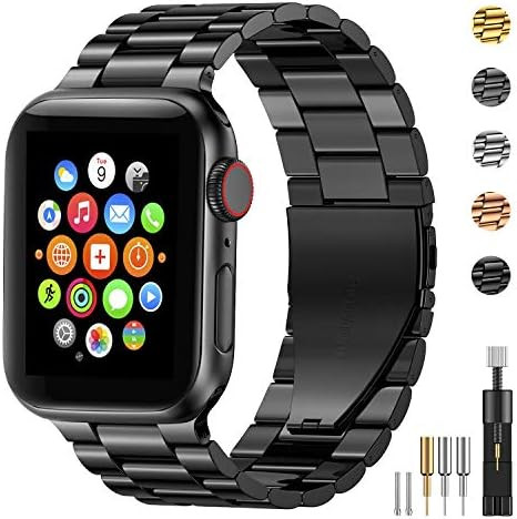 Fitlink Stainless Steel Metal Band for Apple Watch 38/40/42/44mm Strap Replacement Link Bracelet ... | Amazon (US)