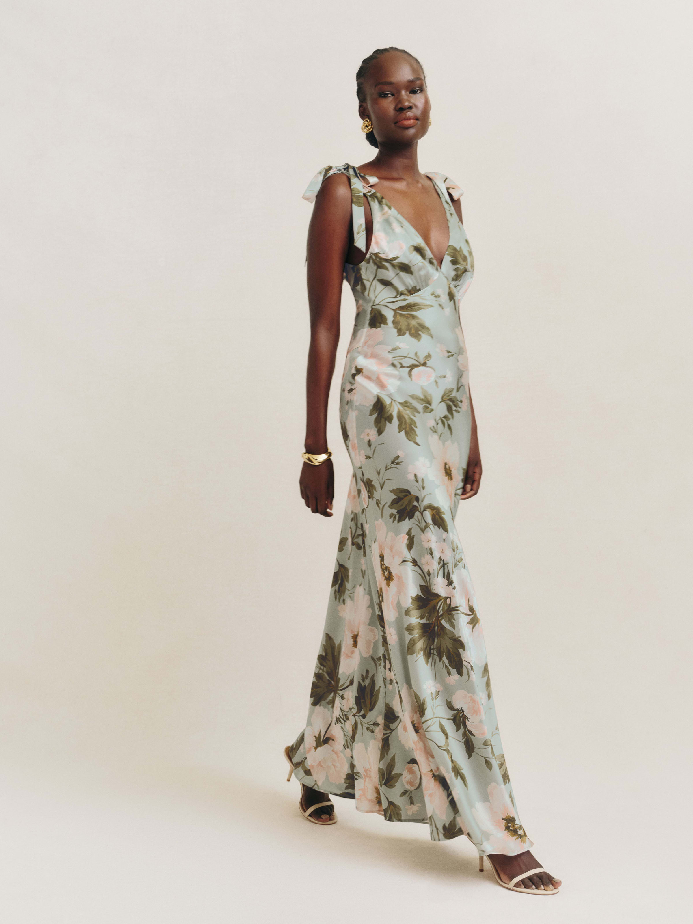 Pernille Silk Dress | Reformation (Global)