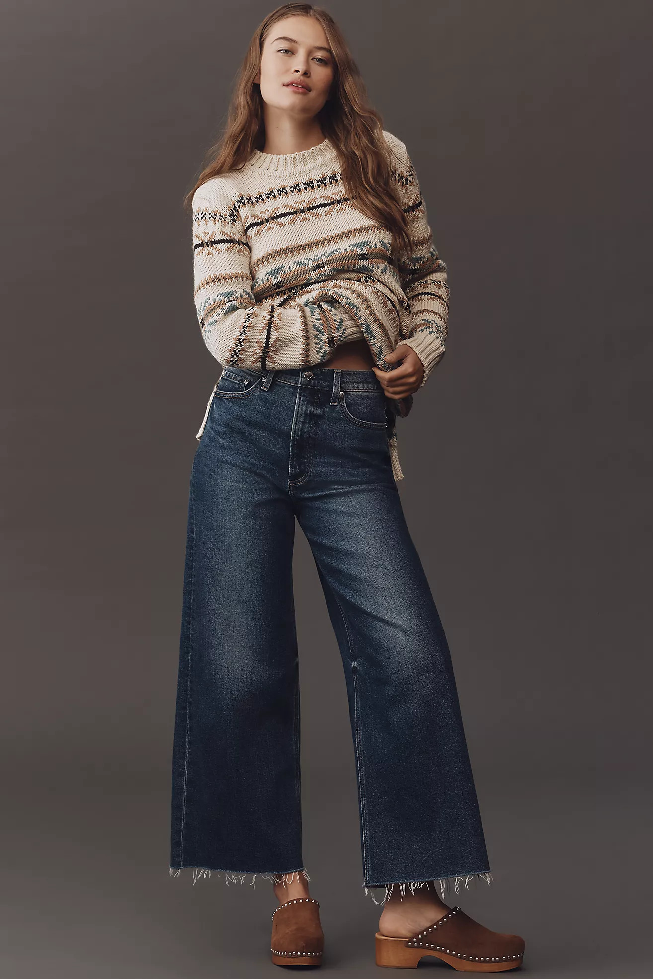 Pistola Lana High-Rise Crop Wide-Leg Jeans | Anthropologie (US)