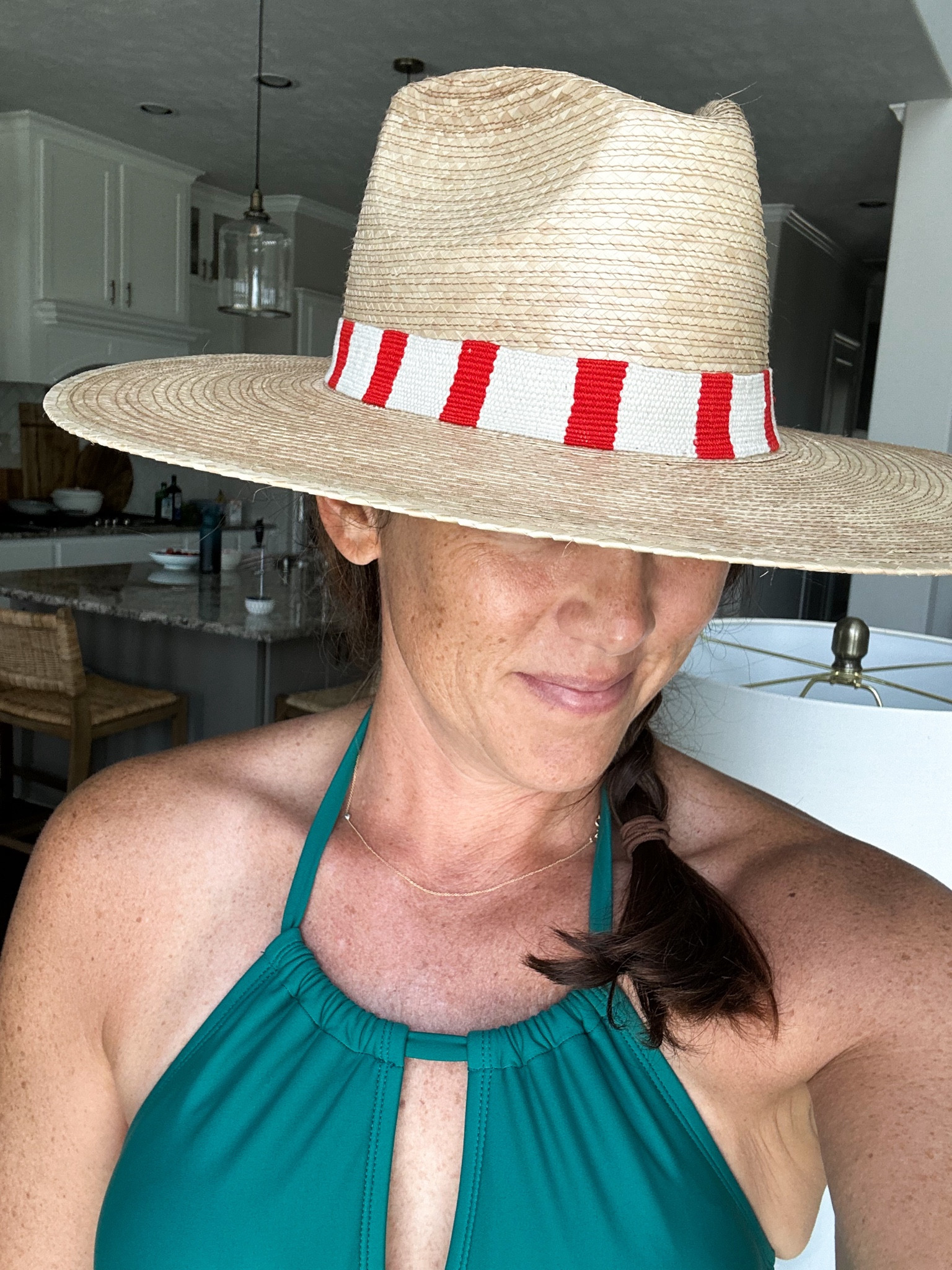 New summer hat! Y’all know I love these hats.  Found it at one retailer half off - final sale.
I wear the M/L hat size but follow the hat chart for sizing help. It is pretty accurate. 
Target swimsuit TTS 

#LTKOver40 #LTKStyleTip #LTKSwim