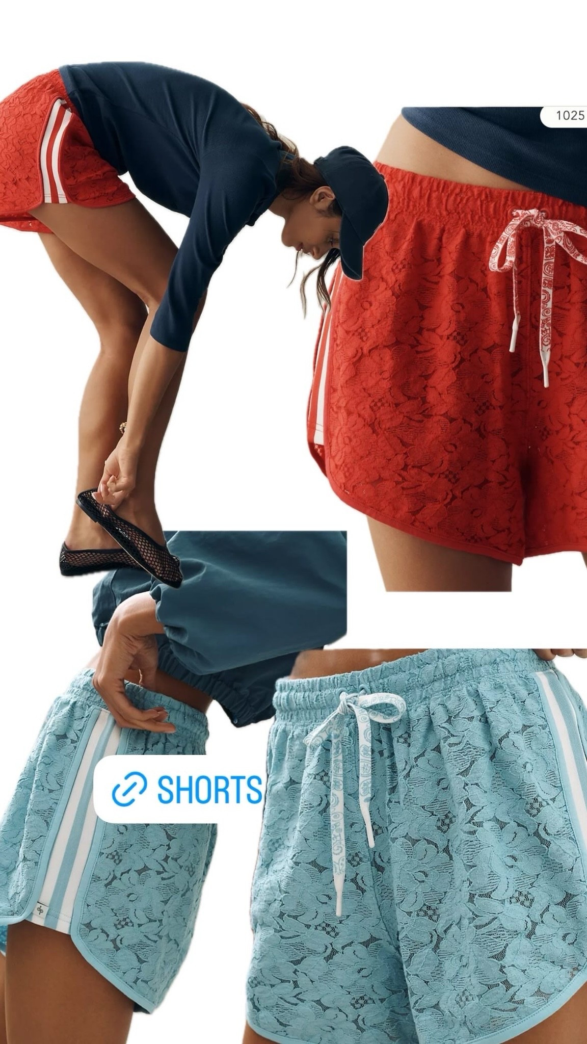Very Into ✨✨✨
… these cute lace track shorts!

#LTKootd #LTKSeasonal #LTKActive
