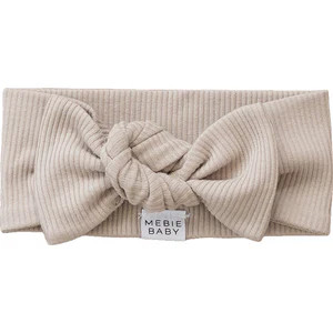 Mebie Baby Oatmeal Organic Cotton Ribbed Head Wrap | Mebie Baby