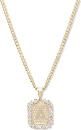 Royal Initial Card Necklace | Nordstrom
