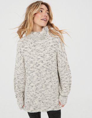 OFFLINE By Aerie Chillside Turtleneck Sweater | Aerie