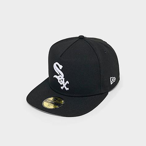 New Era Chicago White Sox MLB 59FIFTY Fitted Hat in Black/White Size: 7 5/8 | Finish Line (US)