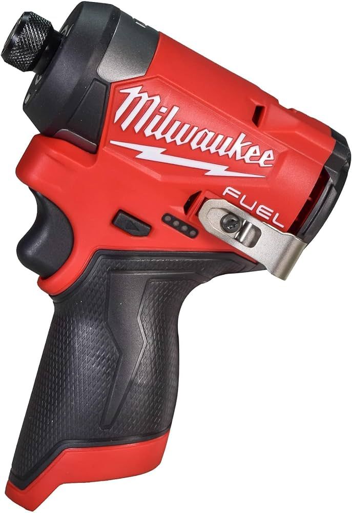 Milwaukee 3453-20 12V Fuel 1/4" Cordless Hex Impact Driver (Bare Tool) | Amazon (US)