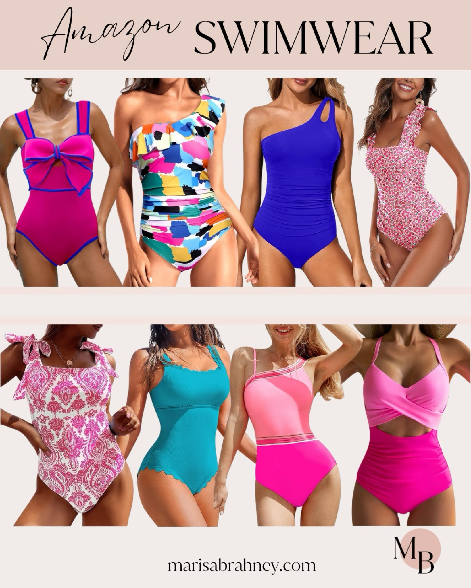 I really like these bold one-piece swimsuits. 🌊👙 With colorful patterns and form-fitting designs, these swimsuits are as stylish as they are comfortable. Perfect for your next family outing and pool days! #SummerSwim #Swimwear #SummerStyle #AmazonSwim

#LTKStyleTip #LTKSwim #LTKSeasonal