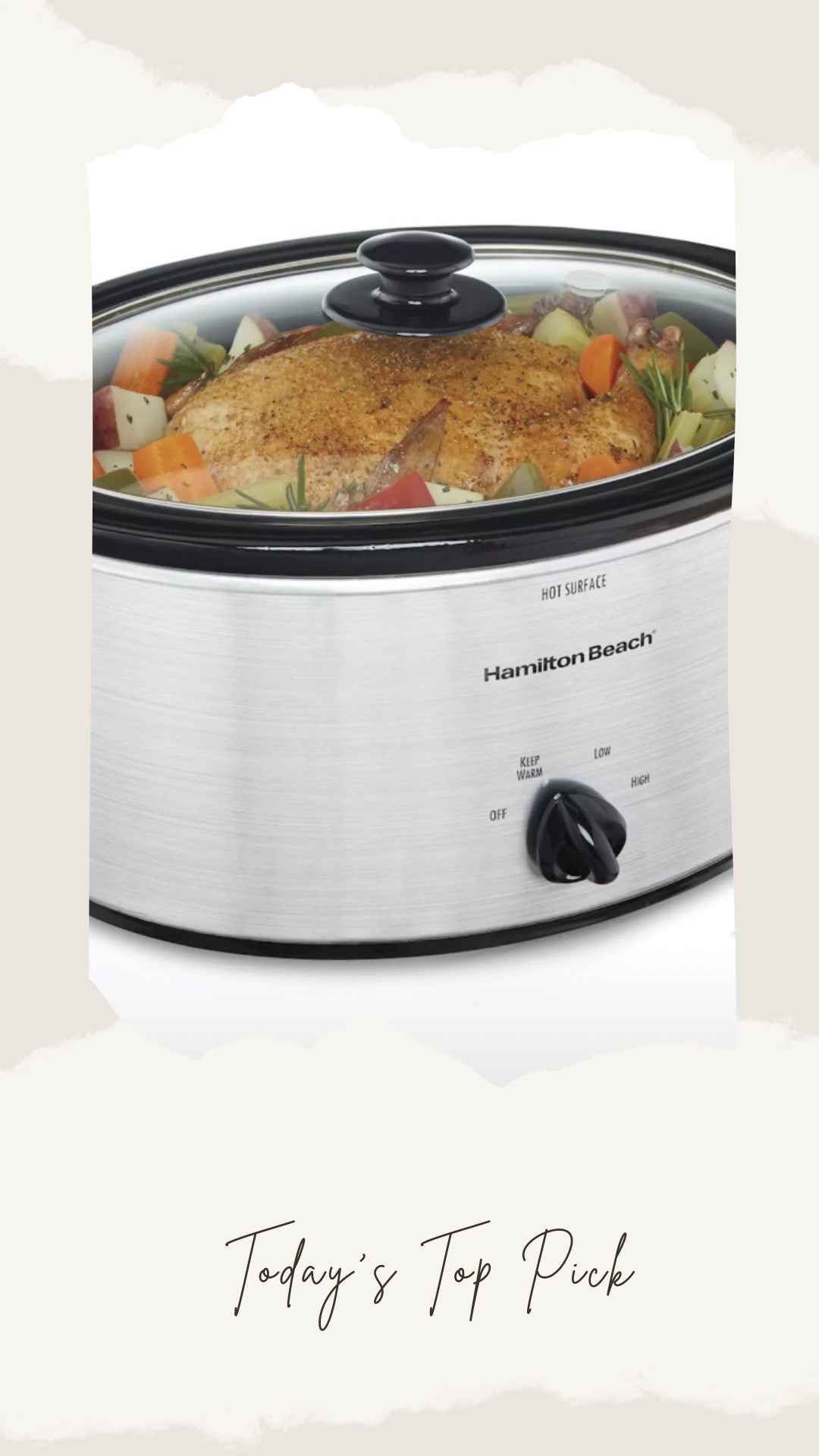 Fall has arrived here in the Northeast!!🤎 Making chili today.. I’ve had my HB crock pot for 15 years. It’s simple and it’s on sale!! 🍂🍁