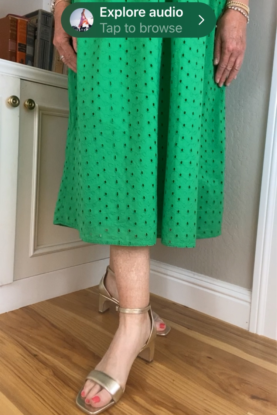 So marvelous! These low-heeled sandals are oh-so-stylish in any color. I needed a metallic pair, bam! Updated my nude pair, bam! Tempted to do silver…😬 They are comfy, stylish, and affordable. TTS.

#LTKstyletip #LTKshoecrush #LTKSeasonal