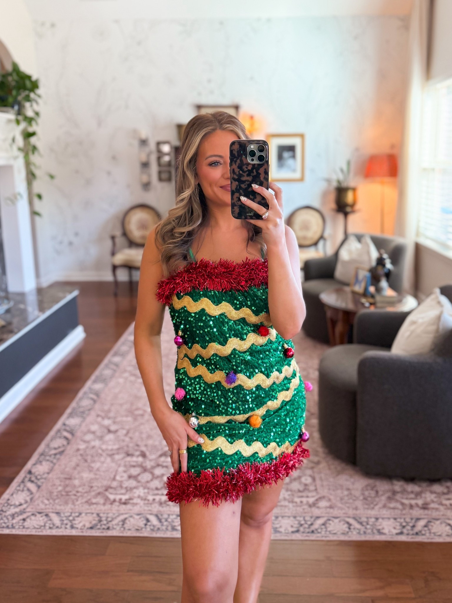 Tacky Christmas dress from Walmart 😍😍 I’m in size medium! #walmartfashion #walmartfinds

#LTKParties #LTKSeasonal #LTKHoliday