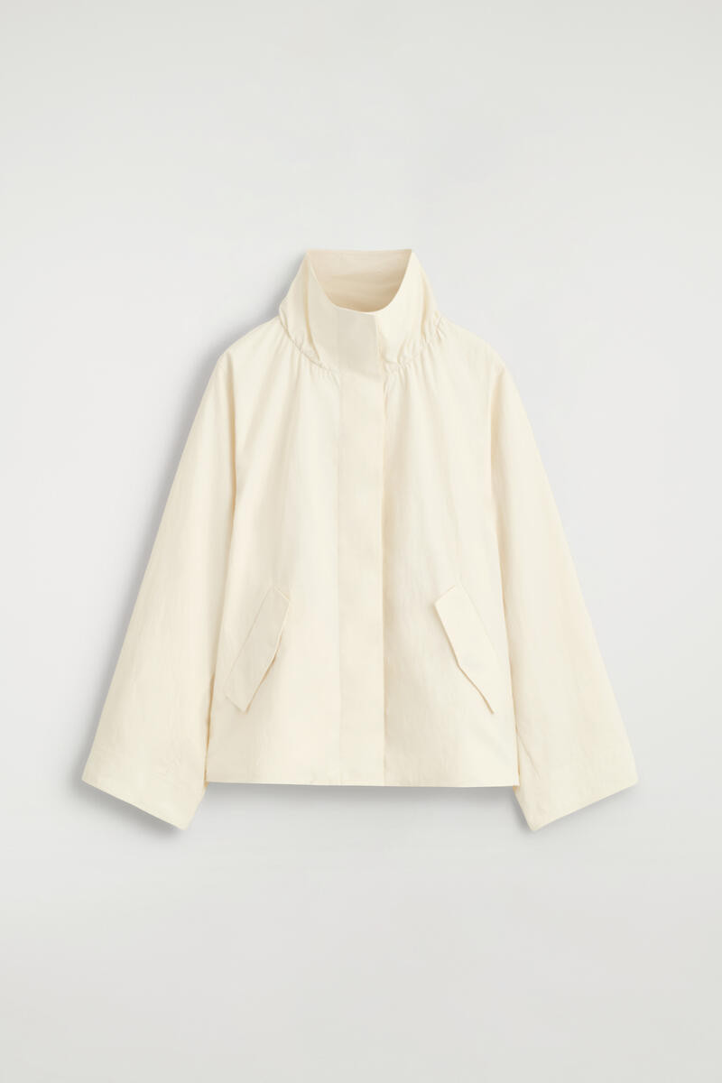 Nylon Mock-Neck Jacket | COS (US)