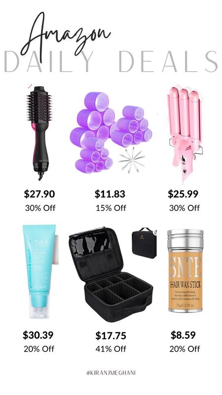 Amazon beauty finds on sale!

heartless waves | hair rollers | wavers | hair tools | hair wax | Tula | skincare | makeup bags | travel bags | Revlon | hair dryers | under50

#LTKsalealert #LTKbeauty #LTKstyletip