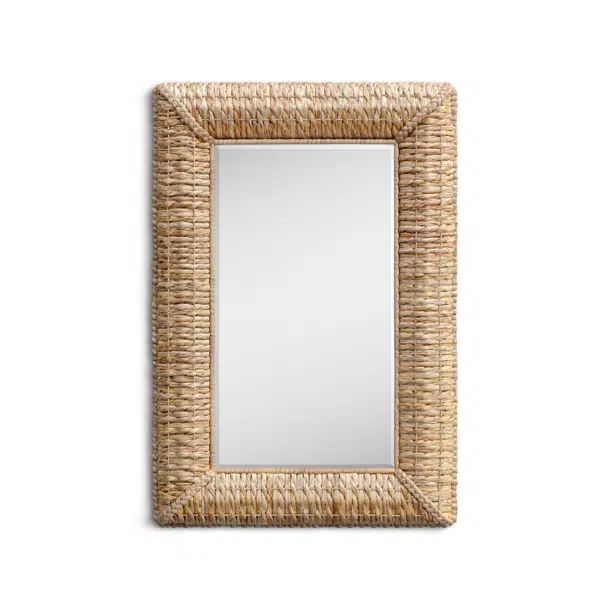 Janie Seagrass Rectangle Wall Mirror | Wayfair North America