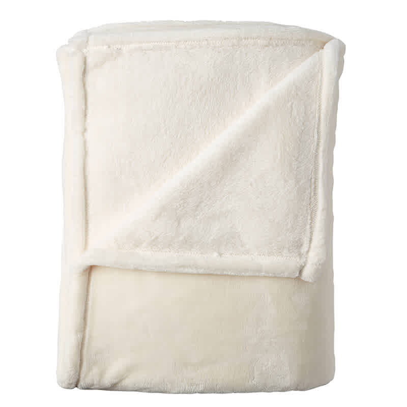 Company Plush Blanket - Cream | The Company Store
